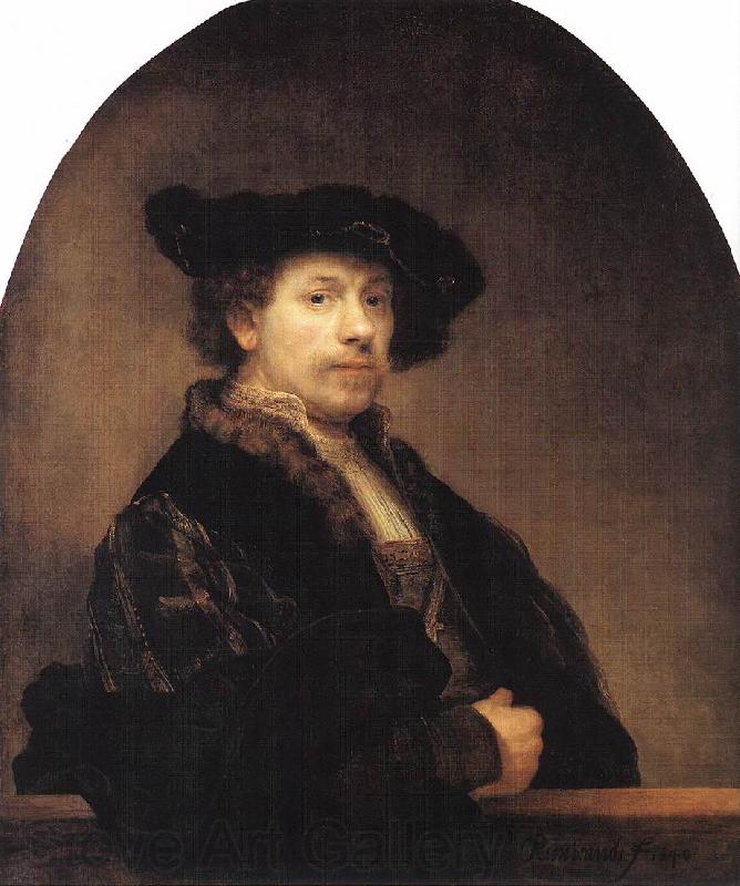 REMBRANDT Harmenszoon van Rijn Self-Portrait  stwt France oil painting art